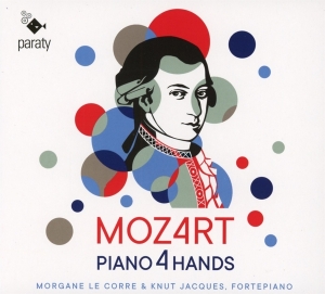 Jacques Knut/Morgane Le Corre - Mozart Piano 4 Hands i gruppen CD / Klassiskt,Övrigt hos Bengans Skivbutik AB (3995058)