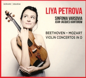 Petrova Liya / Sinfonia - Beethoven Mozart Violin Concertos in D i gruppen CD / Klassiskt,Övrigt hos Bengans Skivbutik AB (3995326)