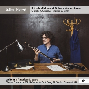 Julien Herve - Mozart: Clarinet Concerto K622/Quintettsatz Kv Anhang 9 i gruppen CD / Klassiskt hos Bengans Skivbutik AB (3995978)