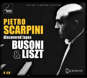 Scarpini Pietro - Plays Busoni and Liszt - Discovered Tape i gruppen CD / Klassiskt,Övrigt hos Bengans Skivbutik AB (3996005)