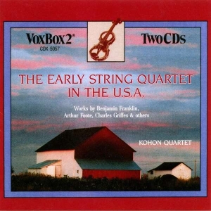 Various - Early String Quartet In The Usa i gruppen Externt_Lager / Naxoslager hos Bengans Skivbutik AB (3996722)