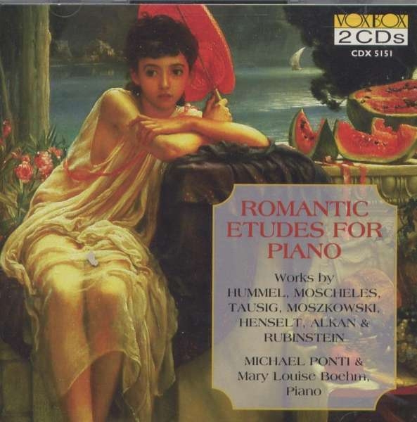 Various - Romantic Etudes For Piano i gruppen Externt_Lager / Naxoslager hos Bengans Skivbutik AB (3996759)
