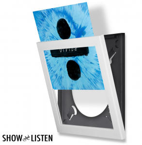 Show And Listen - White LP Flip Frame i gruppen ÖVRIGT / Vinyltillbehör hos Bengans Skivbutik AB (3999808)