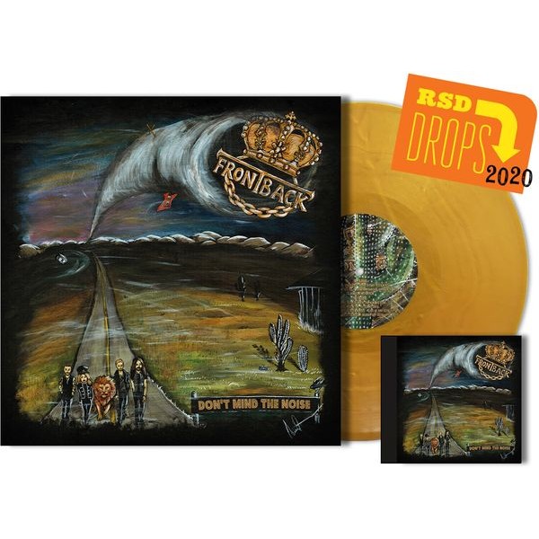 Frontback - Dont Mind The Noise (Gold Lp + Cd) i gruppen VINYL / Hårdrock/ Heavy metal hos Bengans Skivbutik AB (4000391)