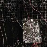 Merzbow/Prurient - Black Crows Cyborg (Coloured Vinyl) i gruppen VINYL / Hårdrock hos Bengans Skivbutik AB (4000961)