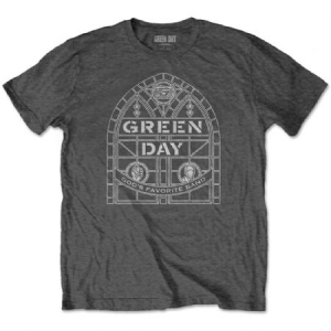 Green Day - Green Day Unisex Tee : Stained Glass Arc i gruppen ÖVRIGT / Merchandise hos Bengans Skivbutik AB (4002090r)