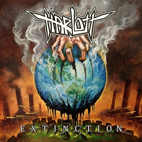 Harlott - Extinction i gruppen CD / Hårdrock/ Heavy metal hos Bengans Skivbutik AB (4006578)