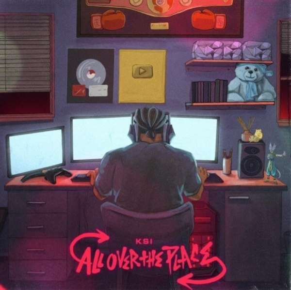 KSI - All Over The Place i gruppen CD / CD RnB-Hiphop-Soul hos Bengans Skivbutik AB (4017806)