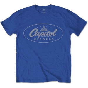 Capitol Records - Logo Uni Blue    i gruppen MERCHANDISE / T-shirt / Övrigt hos Bengans Skivbutik AB (4018967r)