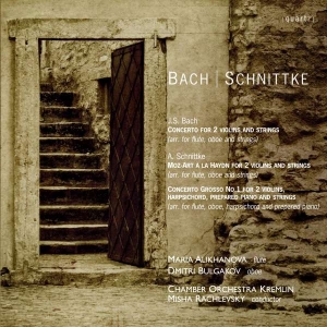 Bach Johann Sebastian Schnittke - Concertos For Two Violins And Strin i gruppen Externt_Lager / Naxoslager hos Bengans Skivbutik AB (4021782)