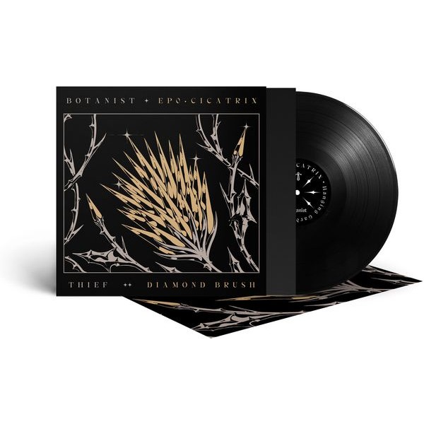 Botanist / Thief - Cicatrix / Diamond Brush (Black Vin i gruppen VINYL / Hårdrock/ Heavy metal hos Bengans Skivbutik AB (4031976)
