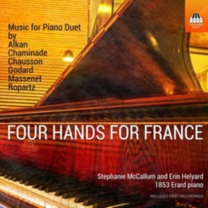 Charles-Valentin Alkan Cecile Cham - Four Hands For France i gruppen Externt_Lager / Naxoslager hos Bengans Skivbutik AB (4036416)