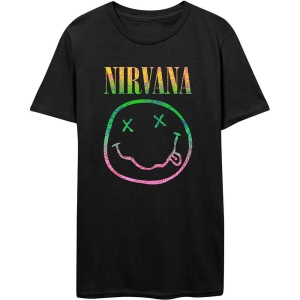 NIrvana - Nirvana Unisex Tee : Sorbet Ray Smiley i gruppen MERCHANDISE / T-shirt / Pop-Rock hos Bengans Skivbutik AB (4042882r)