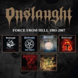 Onslaught - Force From Hell 1983-2007 (6 Cd) i gruppen CD / Hårdrock/ Heavy metal hos Bengans Skivbutik AB (4043898)