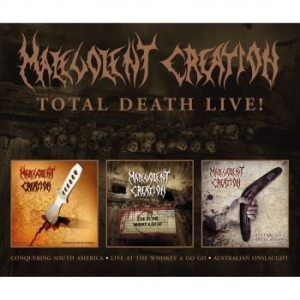 Malevolent Creation - Total Live Death (3 Cd) i gruppen CD / Hårdrock hos Bengans Skivbutik AB (4043899)