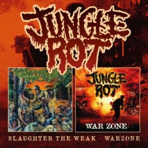 Jungle Rot - Slaughter The Weak / Warzone (2 Cd) i gruppen CD / Hårdrock/ Heavy metal hos Bengans Skivbutik AB (4043903)
