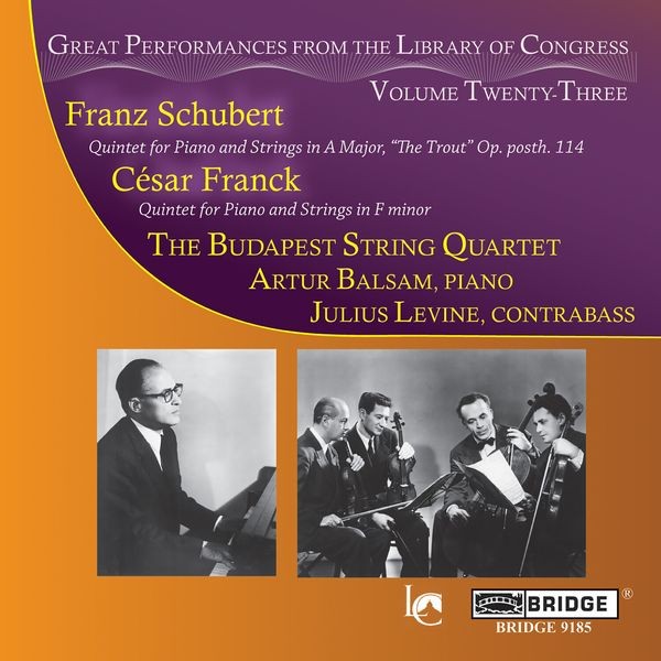 Schubert/Franck - Quintets For Piano & Stri i gruppen CD / Klassiskt hos Bengans Skivbutik AB (4045469)