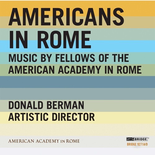 Barber/Beaser/Beeson - Americans In Rome i gruppen CD / Klassiskt hos Bengans Skivbutik AB (4045706)