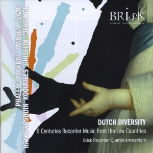 Brisk Recorder Quartet/Marcel Beekman - Dutch Diversity i gruppen CD / Klassiskt,Övrigt hos Bengans Skivbutik AB (4046148)