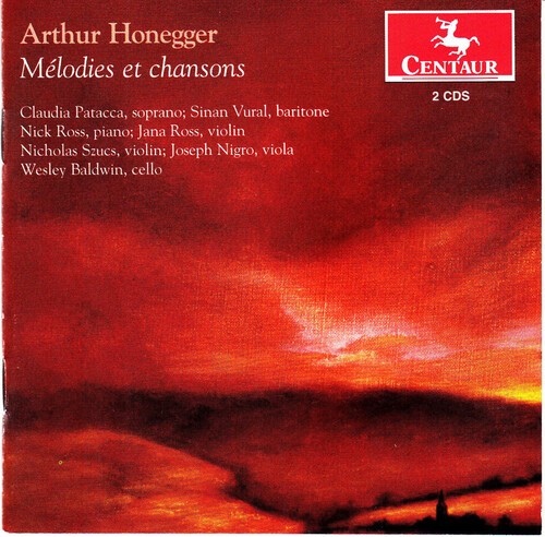 Honegger A. - Melodies Et Chansons i gruppen ÖVRIGT / Övrigt / aub hos Bengans Skivbutik AB (4046226)