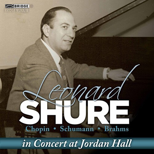 Shure Leonard - In Concert At Jordan Hall i gruppen CD / Klassiskt hos Bengans Skivbutik AB (4046279)