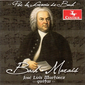 Martinez Jose Luis - Por La Gracia De Bach i gruppen CD / Klassiskt,Övrigt hos Bengans Skivbutik AB (4047427)
