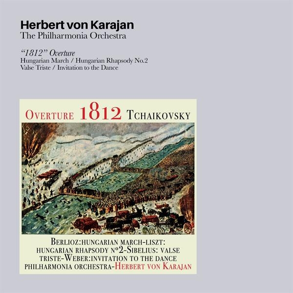 Herbert von Karajan - "1812" Overture / Hungarian March / Hungarian Rhapsody #2/ Valse Triste / Invitation To Dance i gruppen CD / Klassiskt hos Bengans Skivbutik AB (4047460)