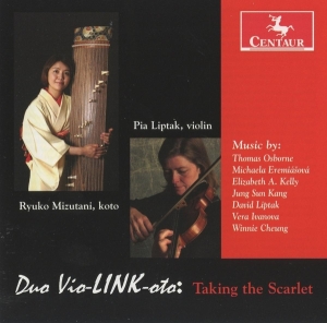 Liptak/Mizutani - Taking The Scarlet i gruppen CD / Klassiskt,Övrigt hos Bengans Skivbutik AB (4047926)