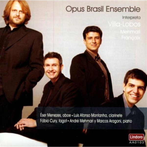 Opus Brasil Ensemble - Plays Villa-Lobos i gruppen ÖVRIGT / Övrigt / aub hos Bengans Skivbutik AB (4047975)