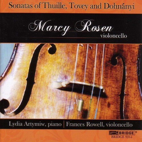 Rosen/Artymiw/Rowell - Sonatas Of Thuille, Tovey & Dohnanyi i gruppen CD / Klassiskt hos Bengans Skivbutik AB (4047995)