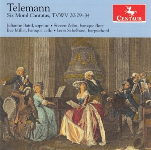 Telemann G.P. - Six Moral Cantatas i gruppen CD / Klassiskt,Övrigt hos Bengans Skivbutik AB (4048257)