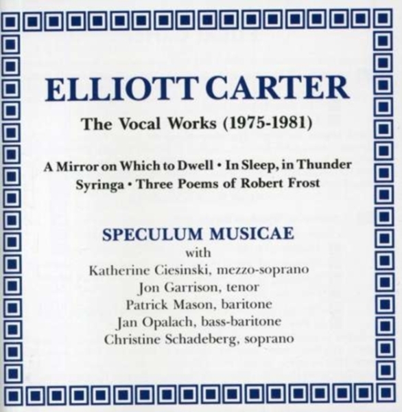 Carter E. - Vocal Works i gruppen CD / Klassiskt hos Bengans Skivbutik AB (4049623)