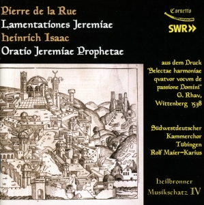 Maier-Karius Suedwestdeutscher Kammerorc - Lamentationes Jeremiae i gruppen CD / Klassiskt,Övrigt hos Bengans Skivbutik AB (4050188)