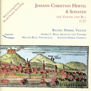 Hertel Johann Christian - 6 Sonaten Fur Violine Und B.C. i gruppen CD / Klassiskt,Övrigt hos Bengans Skivbutik AB (4050197)
