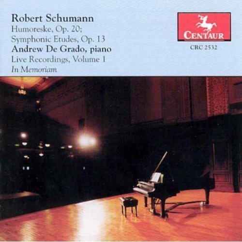 Robert Schumann - Humoreske Op.20 i gruppen CD / Klassiskt hos Bengans Skivbutik AB (4050516)