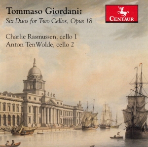 Rasmussen Charlie - Giordani: Six Duos For Two Cellos, Opus  i gruppen CD / Klassiskt,Övrigt hos Bengans Skivbutik AB (4051244)
