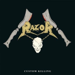Razor - Custom Killing (Black Vinyl Lp) i gruppen VINYL / Hårdrock/ Heavy metal hos Bengans Skivbutik AB (4053506)