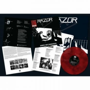 Razor - Armed And Dangerous (Marbled Vinyl i gruppen VINYL / Hårdrock/ Heavy metal hos Bengans Skivbutik AB (4053514)