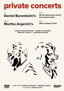 Ludwig Van Beethoven Johannes Brah - Private Concerts At Daniel Barenboi i gruppen Externt_Lager / Naxoslager hos Bengans Skivbutik AB (4053614)