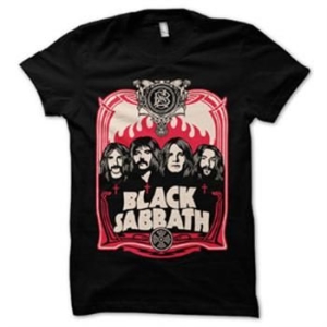Black Sabbath - T/S Red Flames (Xxl) i gruppen ÖVRIGT / Merchandise hos Bengans Skivbutik AB (4055250)