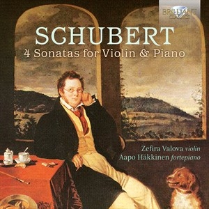 Schubert Franz - 4 Sonatas For Violin & Piano i gruppen Externt_Lager / Naxoslager hos Bengans Skivbutik AB (4058516)