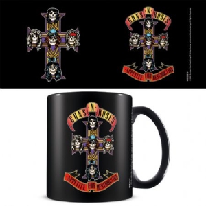 Guns N' Roses - Guns N' Roses (Appetite Cross) Black Mug i gruppen MERCHANDISE / Mugg / Hårdrock hos Bengans Skivbutik AB (4063702)