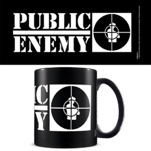 Public Enemy - Public Enemy (Crosshairs Logo) Black Mug i gruppen VI TIPSAR / Tips Merch hos Bengans Skivbutik AB (4063703)