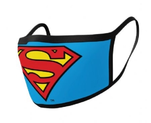 Superman - Superman (Logo) Face mask (2-pack) i gruppen VI TIPSAR / Tips Merch hos Bengans Skivbutik AB (4063968)