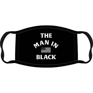 Johnny Cash - Man In Black Bl Face Mask i gruppen MERCHANDISE / Merch / Country hos Bengans Skivbutik AB (4064012)