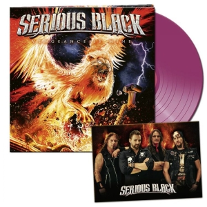 Serious Black - Vengeance Is Mine (Clear Violett Vi i gruppen VINYL / Hårdrock hos Bengans Skivbutik AB (4065249)