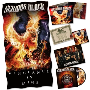 Serious Black - Vengeance Is Mine (Limited Boxset) i gruppen CD / Hårdrock hos Bengans Skivbutik AB (4065270)