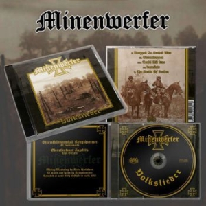 Minenwerfer - Volkslieder i gruppen CD / Hårdrock/ Heavy metal hos Bengans Skivbutik AB (4066405)