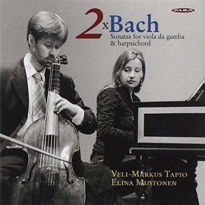C P E Bach J S Bach - Sonatas For Viola Da Gamba & Harpsi i gruppen Externt_Lager / Naxoslager hos Bengans Skivbutik AB (4066433)