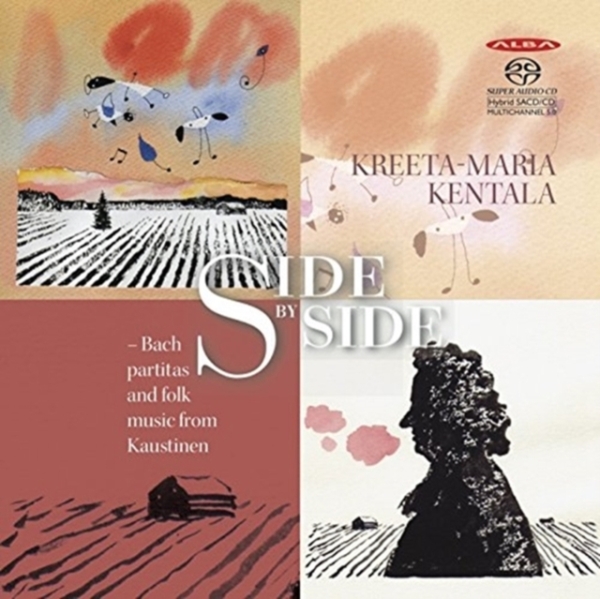 Various - Side By Side: Bach Partitas & Folk i gruppen MUSIK / SACD / Klassiskt hos Bengans Skivbutik AB (4068522)